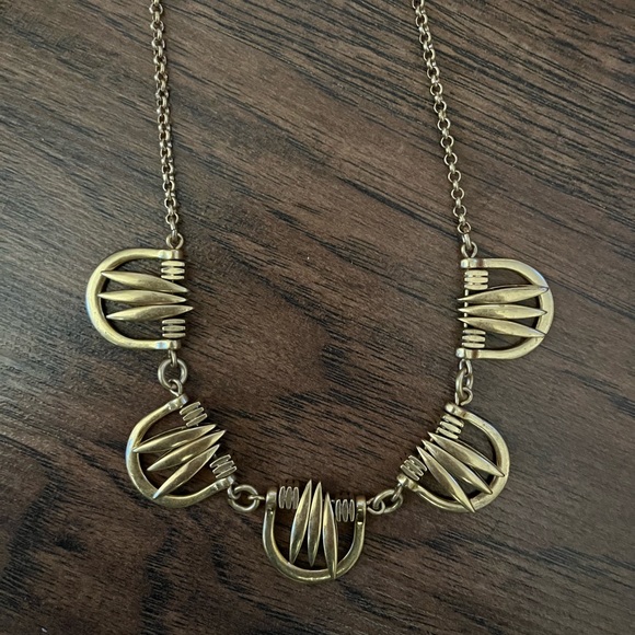 J.Crew Gold Statement Necklace - Picture 4 of 8